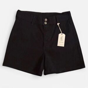 Black Angry Rabbit High Waisted Women's Shorts